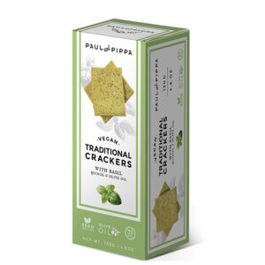 Vegan Crackers with Basil
