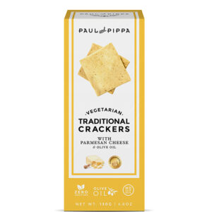 Vegan Crackers with Parmesan Cheese