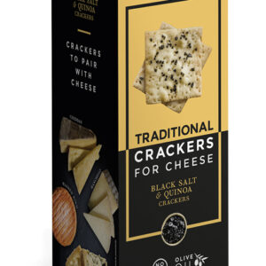 Black Salt & Rice Crackers